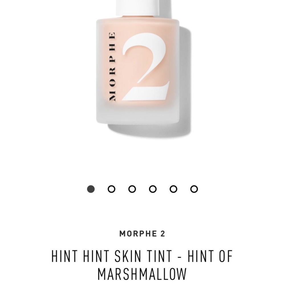 Morphe 2 hint hint skin tint shade marshmallow